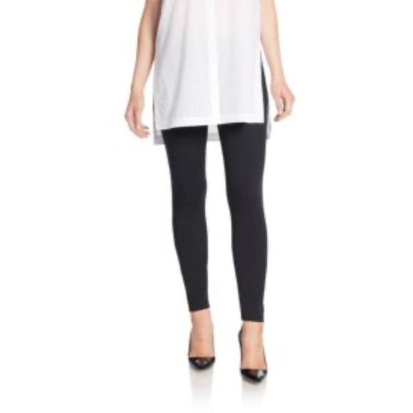 Helmut Lang Women's Size P ( XS) Black Reflex Skinny Leggings - Picture 1 of 9